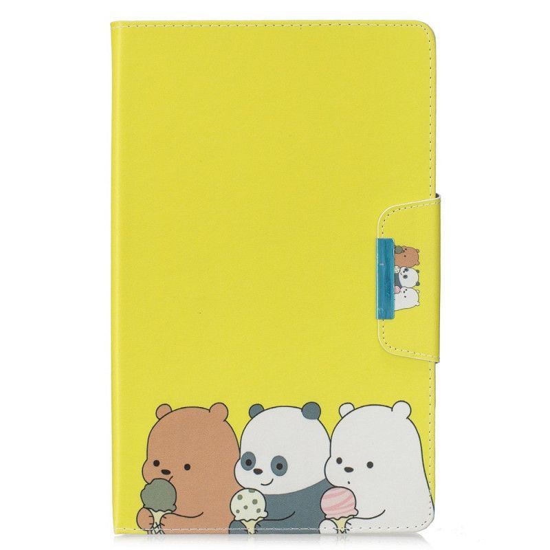 Kryt Samsung Galaxy Tab 101.1 (2019) Design Spony S Medvědem A Pandou