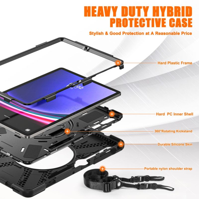 Kryt Samsung Galaxy Tab S10 Plus Kryty Na Mobil Odolný Stojánek A Ramenní Popruh