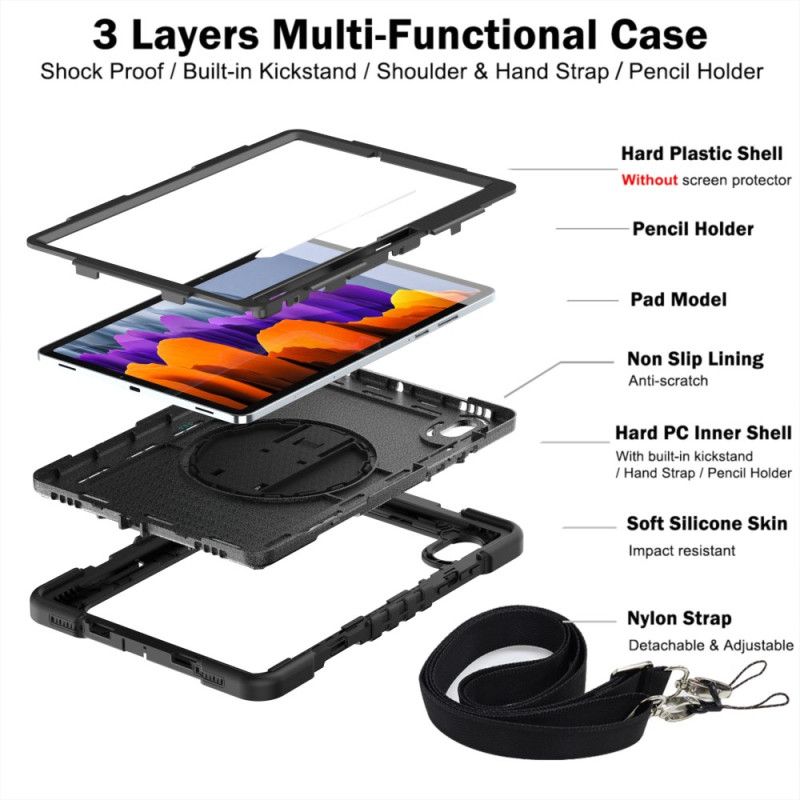 Kryt Samsung Galaxy Tab S11 Odolný S Ramenním Popruhem