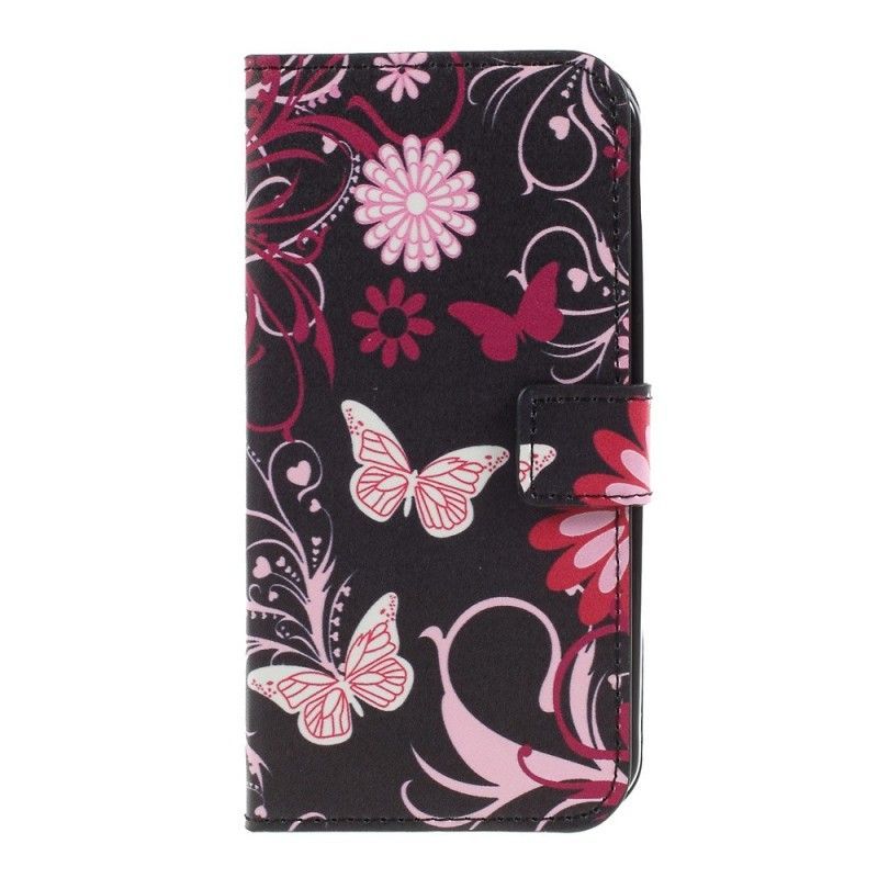 Kryt Samsung Galaxy Xcover 4 Motýli A Květiny
