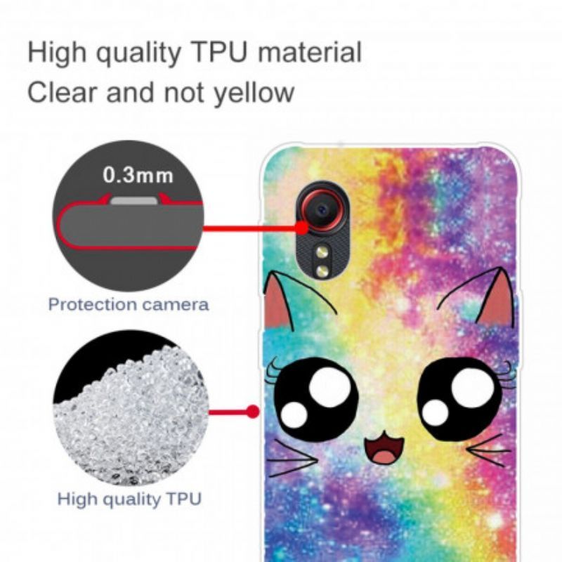 Kryt Samsung Galaxy Xcover 5 Kreslená Kočka