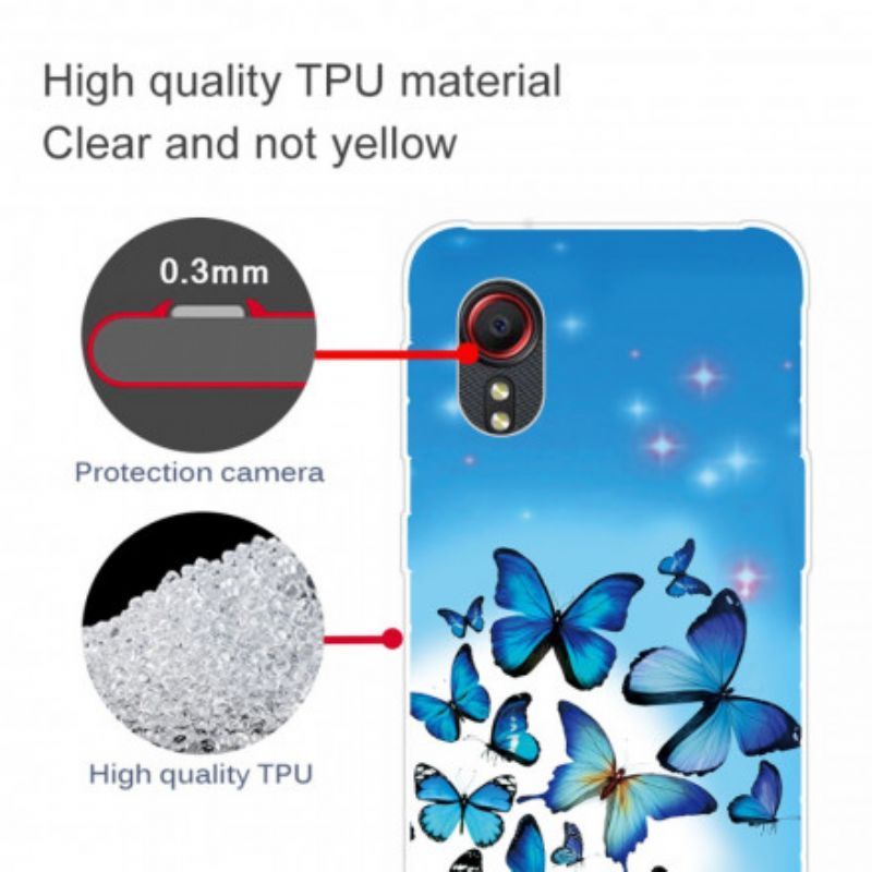 Kryt Samsung Galaxy Xcover 5 Motýli Motýli