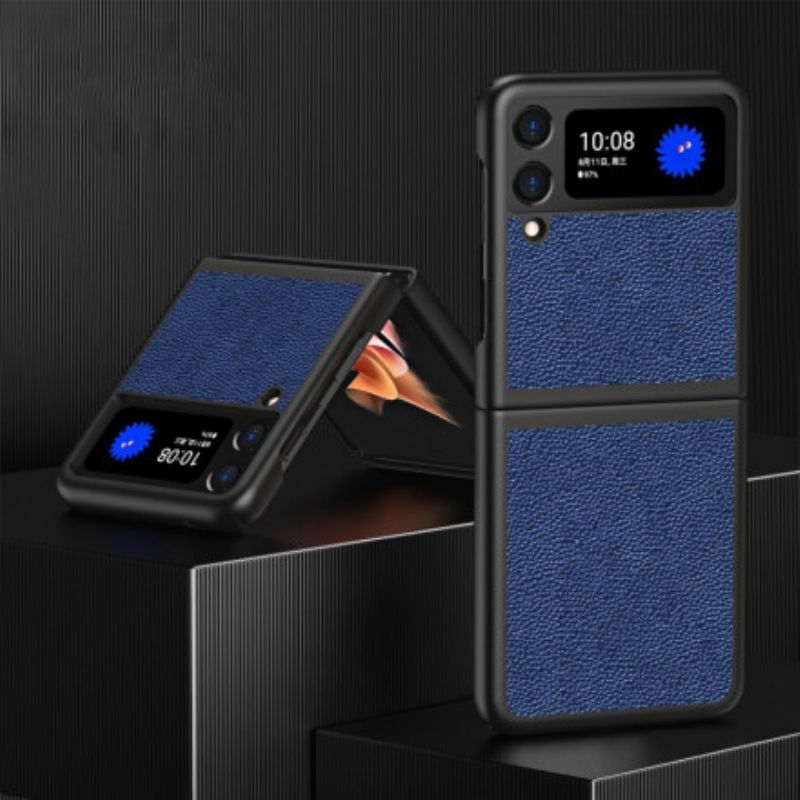 Kryt Samsung Galaxy Z Flip 3 5g Designový Kožený Styl