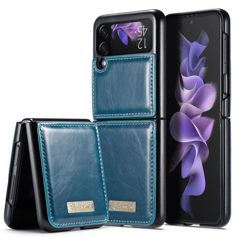 Kryt Samsung Galaxy Z Flip 3 5g Kasemová Voskovaná Kůže
