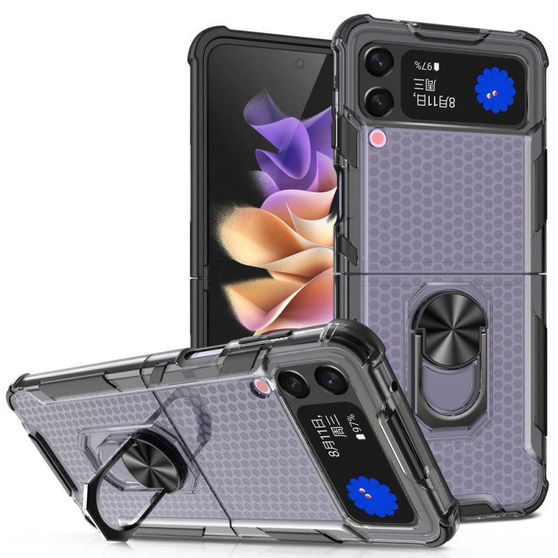 Kryt Samsung Galaxy Z Flip 3 5g Podpěrný Kroužek Se Zesílenými Okraji