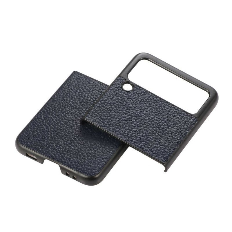 Kryt Samsung Galaxy Z Flip 3 5g Pravá Kůže V Barvě Liči