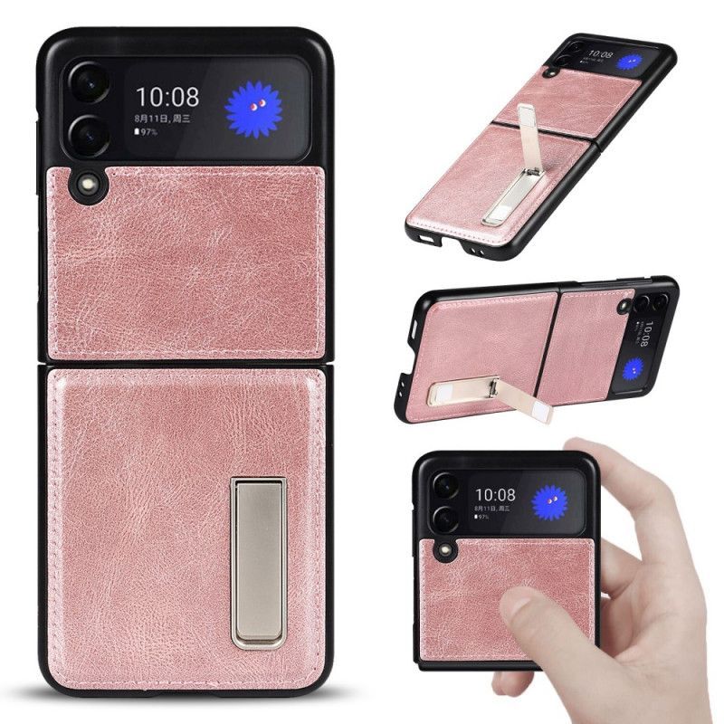 Kryt Samsung Galaxy Z Flip 3 5g Styl Zadní Kůže