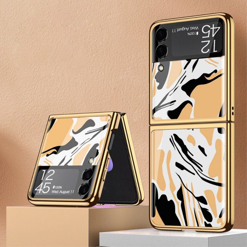 Kryt Samsung Galaxy Z Flip 3 5g Tvrzené Sklo Se Vzorem Gkk