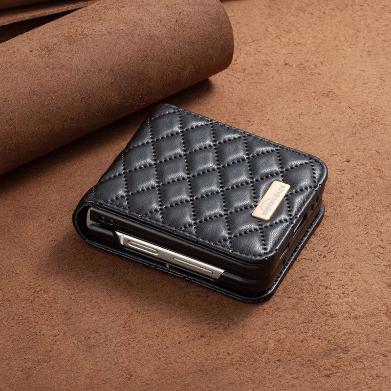 Kryt Samsung Galaxy Z Flip 5 Prošívaná Barva Binfen