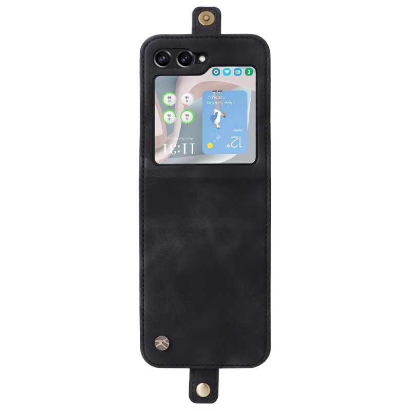 Kryt Samsung Galaxy Z Flip 6 Držitel Karty Yikatu