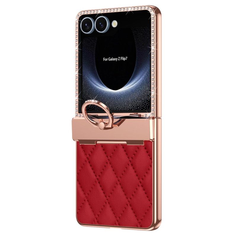 Kryt Samsung Galaxy Z Flip 7 Držák Na Prsteny A Ochranná Fólie Zadního Displeje