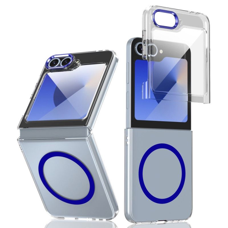 Kryt Samsung Galaxy Z Flip 7 Fe Kryty Na Mobil Průsvitné S Ochranou Obrazovky Kompatibilní S Magsafe