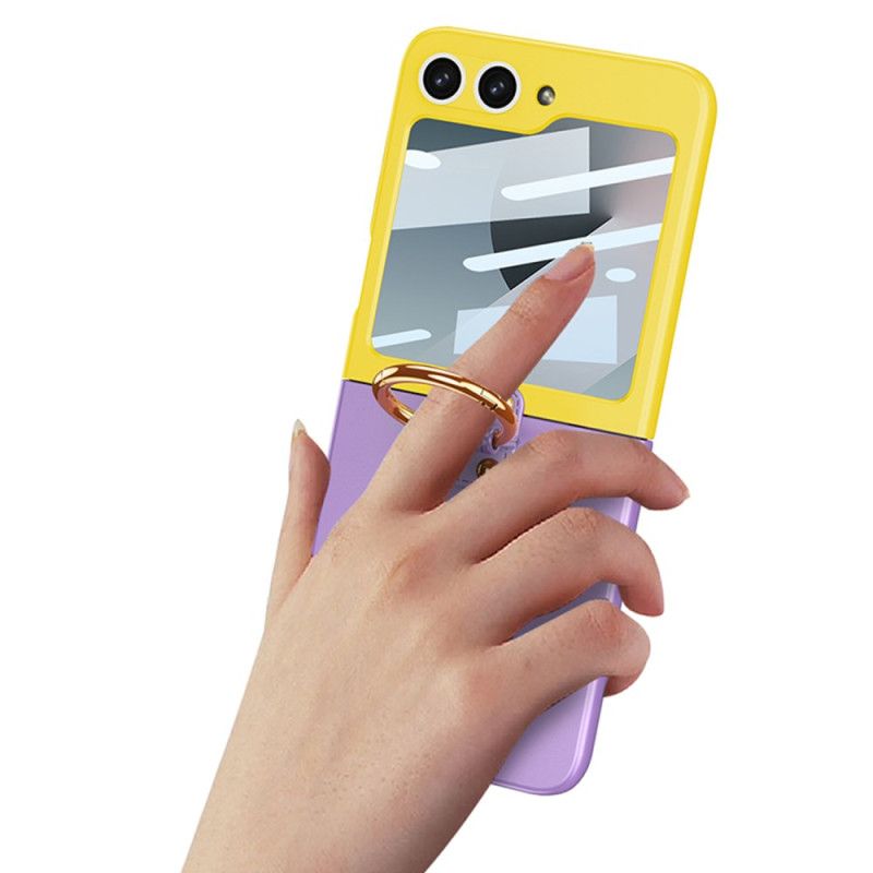 Kryt Samsung Galaxy Z Flip 7 Fe Magnetický Chránič Pantů A Dvoubarevný Stojánek