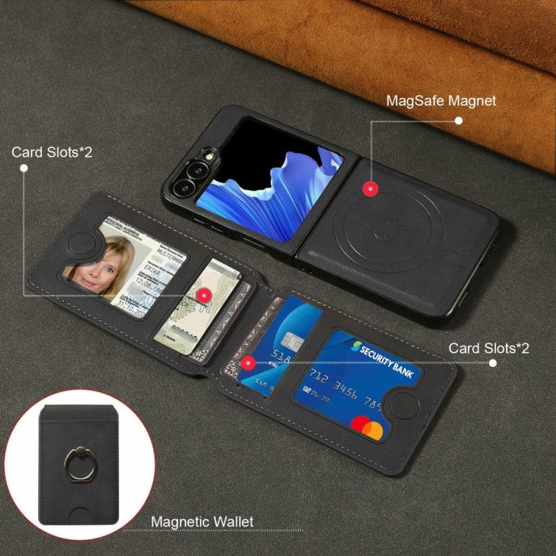 Kryt Samsung Galaxy Z Flip 7 Fe Magnetický S Odnímatelným Pouzdrem Na Karty