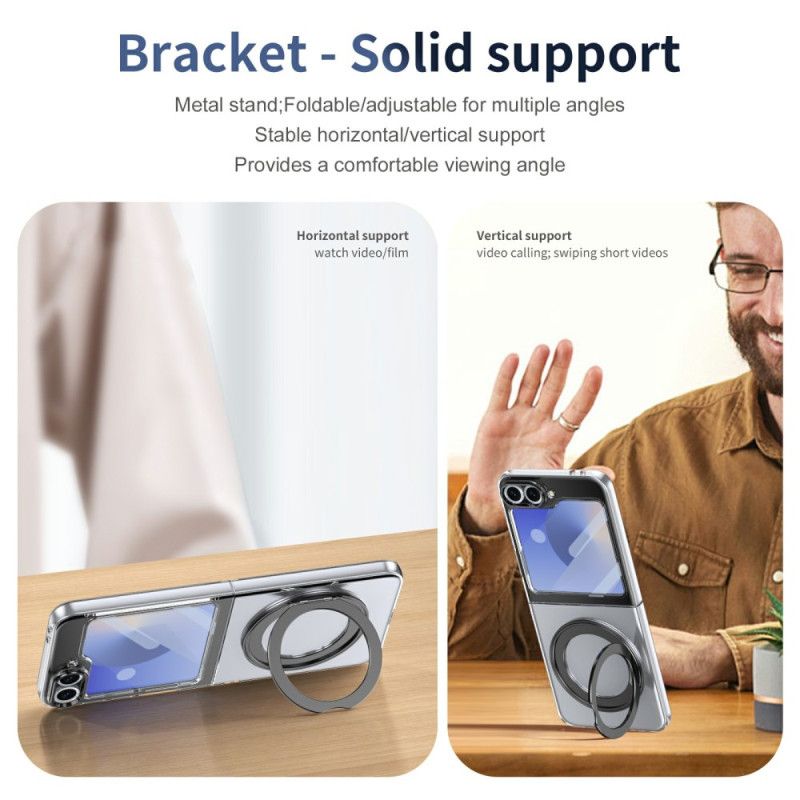 Kryt Samsung Galaxy Z Flip 7 Fe Magnetický Stojánek A Hd Ochrana Displeje