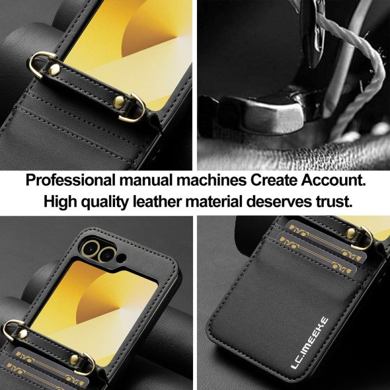 Kryt Samsung Galaxy Z Flip 7 Fe Pouzdro Na Karty A Dlouhý Popruh