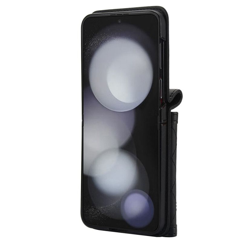 Kryt Samsung Galaxy Z Flip 7 Fe Pouzdro Na Karty Ramenní Popruh A Šňůrka Na Krk