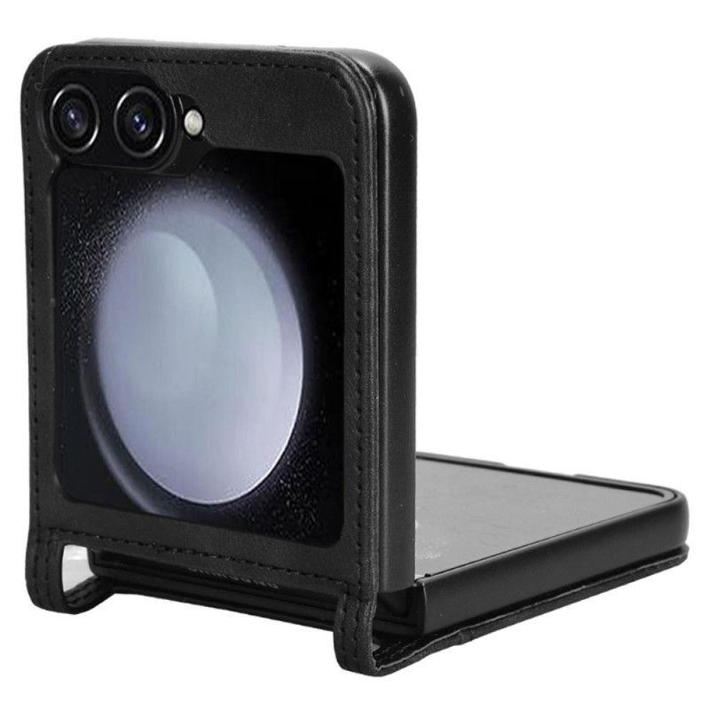 Kryt Samsung Galaxy Z Flip 7 Fe Pouzdro Na Karty V Retro Koženém Stylu