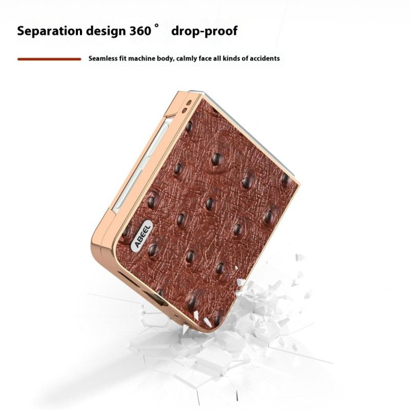 Kryt Samsung Galaxy Z Flip 7 Fe Pštrosí Textura