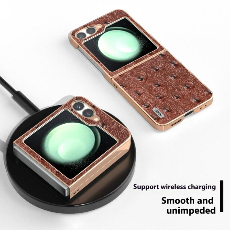 Kryt Samsung Galaxy Z Flip 7 Fe Pštrosí Textura