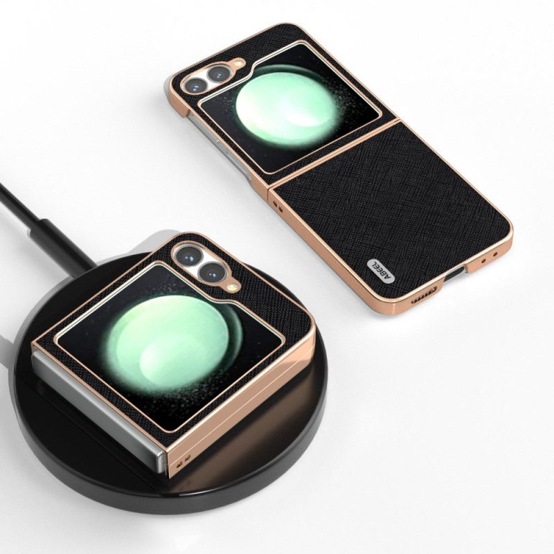 Kryt Samsung Galaxy Z Flip 7 Fe Texturovaná Kůže