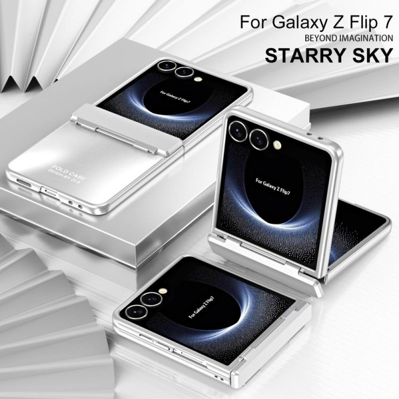 Kryt Samsung Galaxy Z Flip 7 Kovový Efekt S Pantem