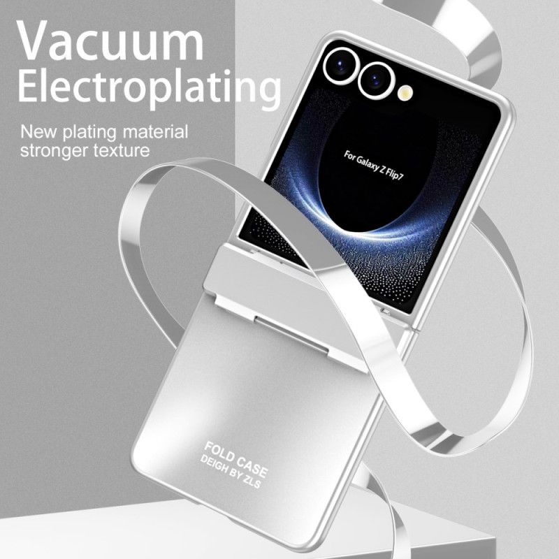 Kryt Samsung Galaxy Z Flip 7 Kovový Efekt S Pantem