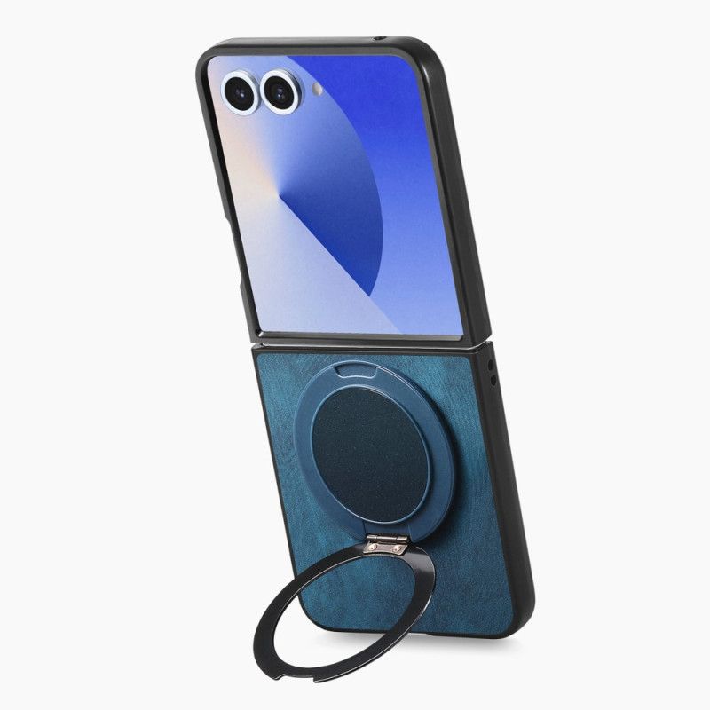 Kryt Samsung Galaxy Z Flip 7 Kryty Na Mobil Kožený Efekt S Otočným Stojánkem O