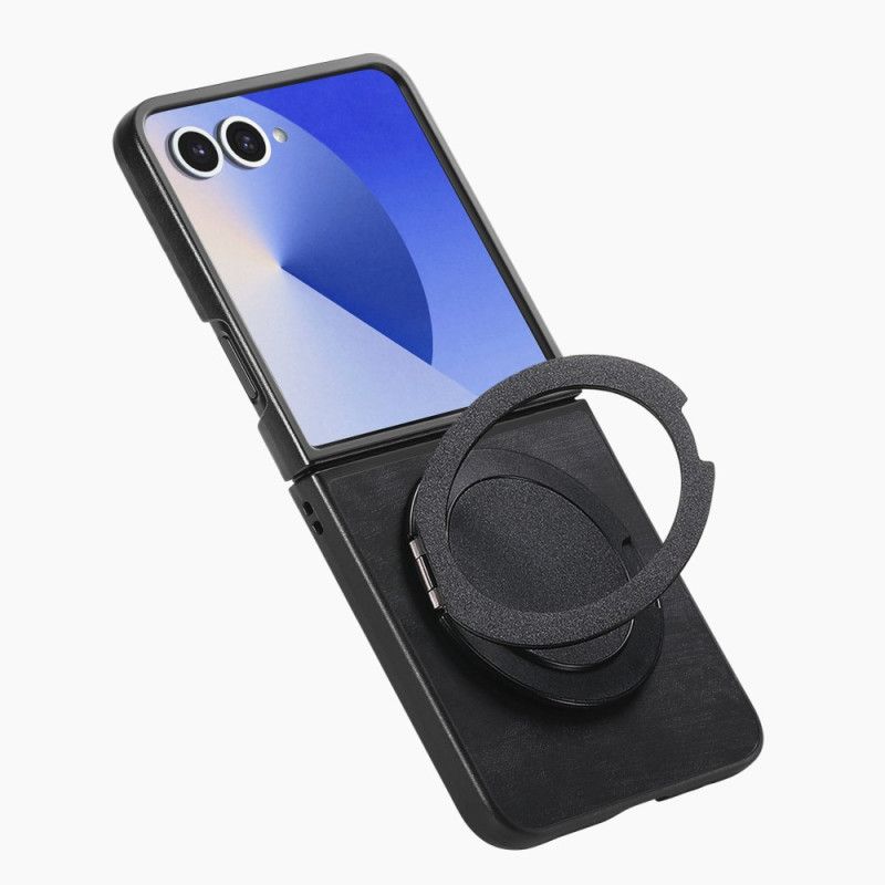 Kryt Samsung Galaxy Z Flip 7 Kryty Na Mobil Kožený Efekt S Otočným Stojánkem O