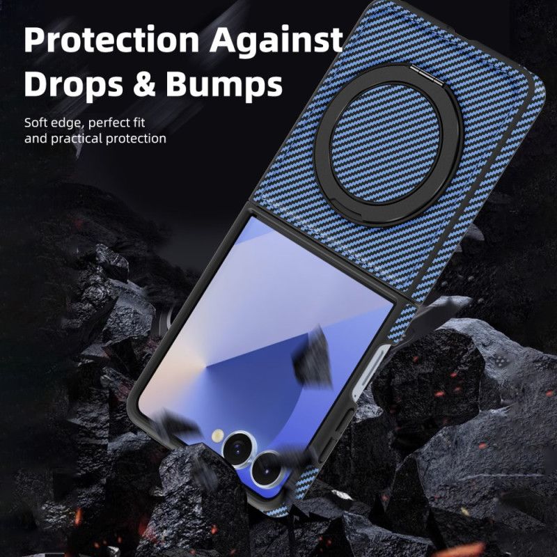 Kryt Samsung Galaxy Z Flip 7 Kryty Na Mobil Magnetické Uhlíkové Vlákno