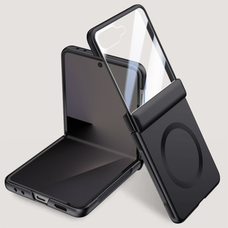 Kryt Samsung Galaxy Z Flip 7 Magnetický S Kovovým Efektem