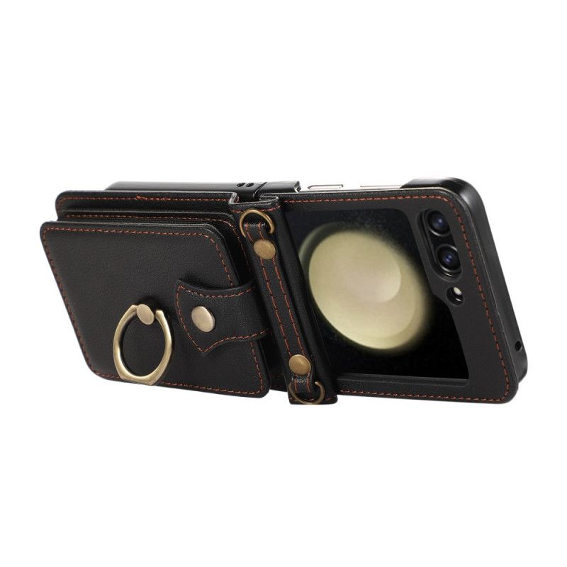 Kryt Samsung Galaxy Z Flip 7 Pouzdro Na Karty A Ramenní Popruh