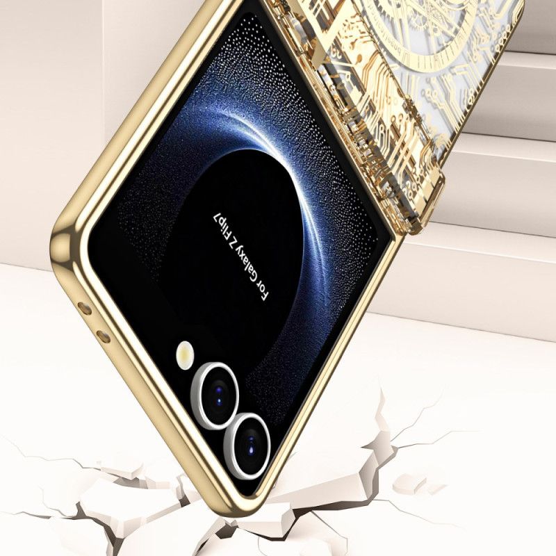 Kryt Samsung Galaxy Z Flip 7 Prémiové S Ochranou Zadního Displeje