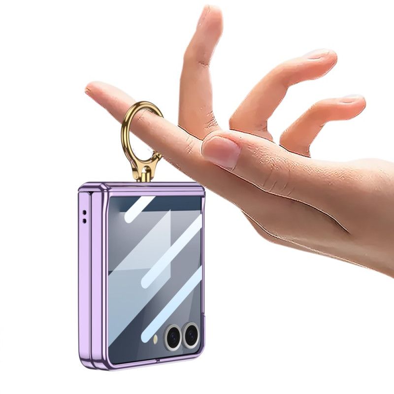 Kryt Samsung Galaxy Z Flip 7 Průhledný Se Stojánkem A Magnetickou Ochranou Gkk