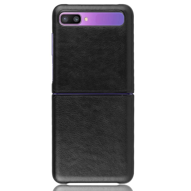 Kryt Samsung Galaxy Z Flip Liči Imitace Kůže
