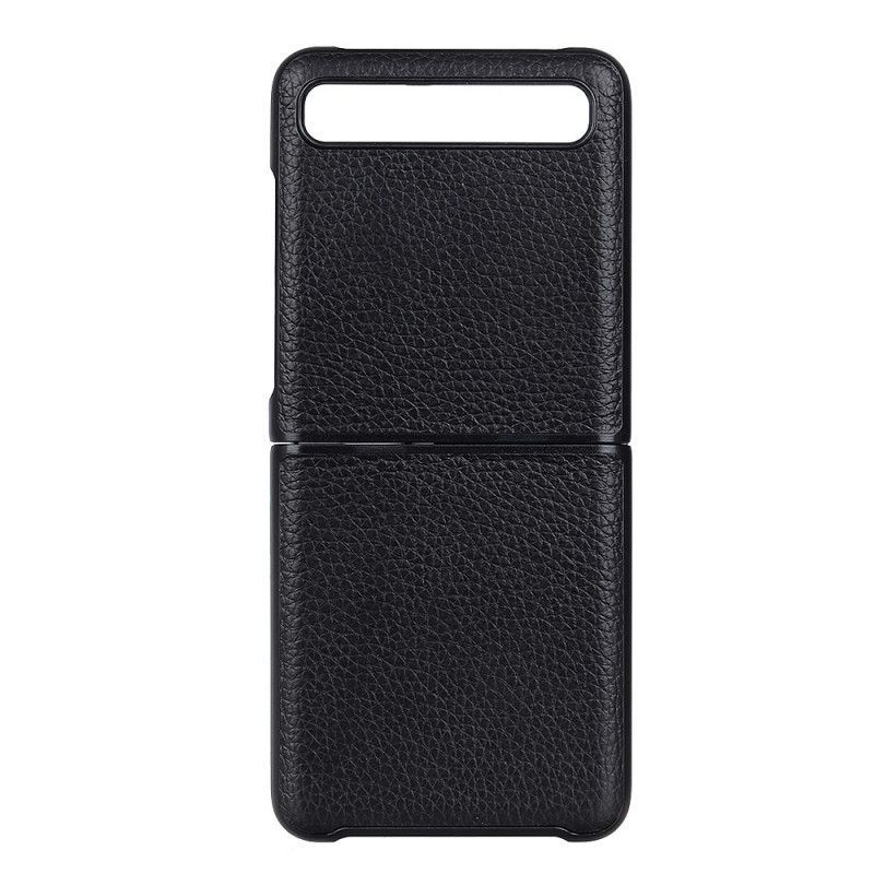 Kryt Samsung Galaxy Z Flip Liči Imitace Kůže