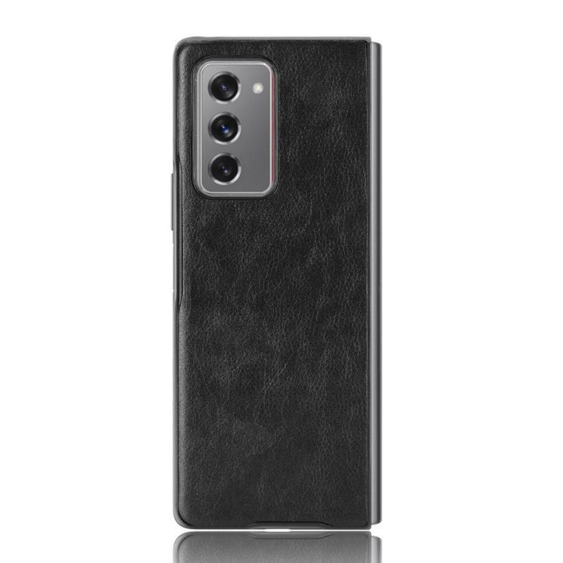 Kryt Samsung Galaxy Z Fold 2 Liči Imitace Kůže