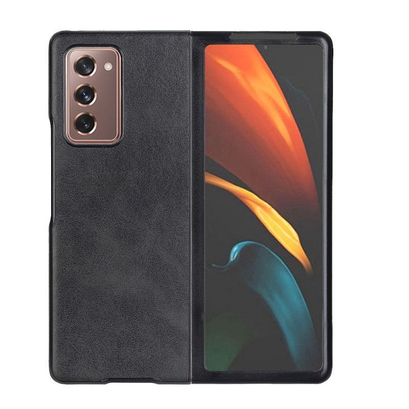 Kryt Samsung Galaxy Z Fold 2 Prémiová Imitace Kůže