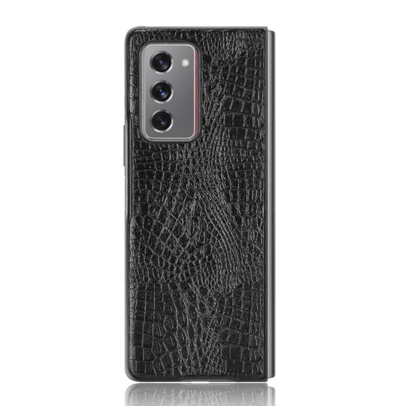 Kryt Samsung Galaxy Z Fold 2 Styl Krokodýlí Kůže