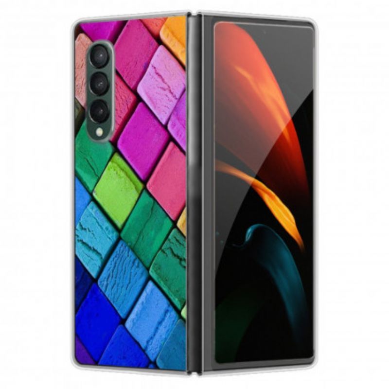 Kryt Samsung Galaxy Z Fold 3 5g Barevné Kostky