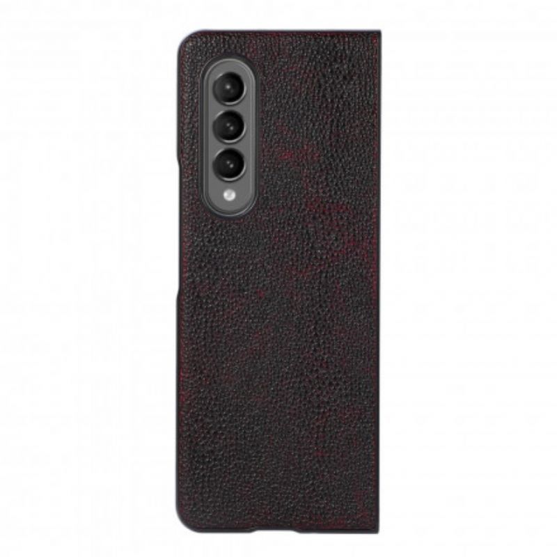 Kryt Samsung Galaxy Z Fold 3 5g Barvená Imitace Kůže