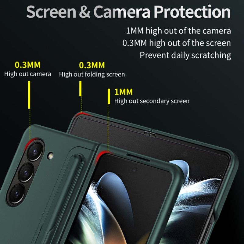 Kryt Samsung Galaxy Z Fold 5 Kryty Na Mobil Se Stojanem A Držákem Stylusu
