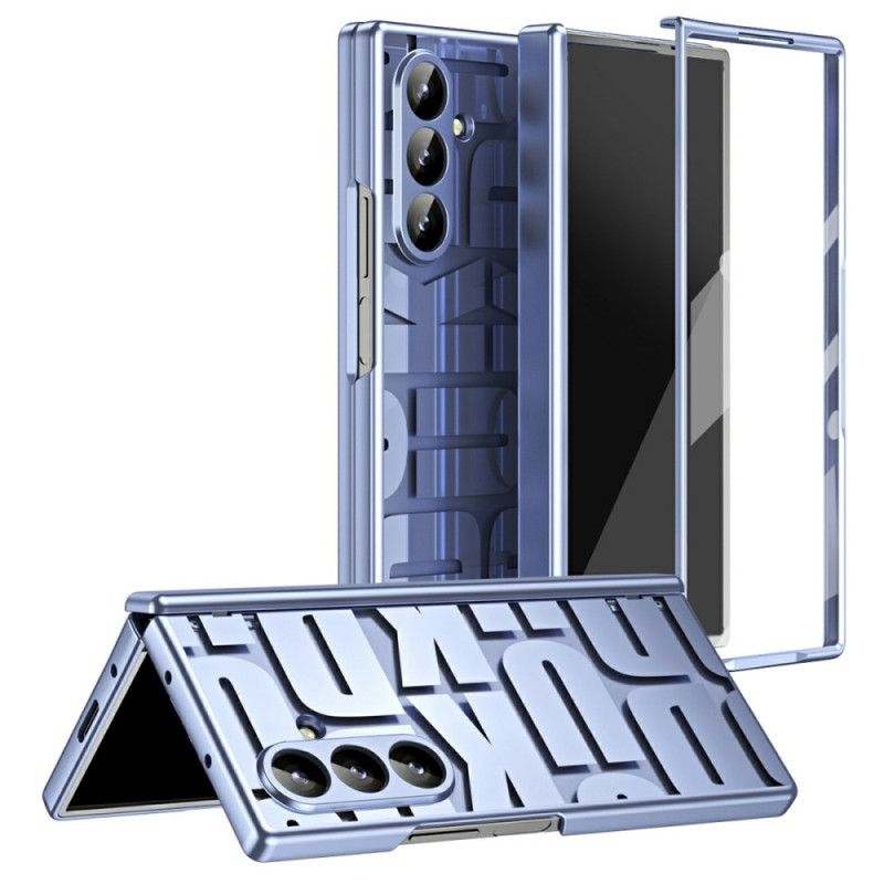 Kryt Samsung Galaxy Z Fold 7 Design S Písmeny A Ochrannou Fólií Z Tvrzeného Skla