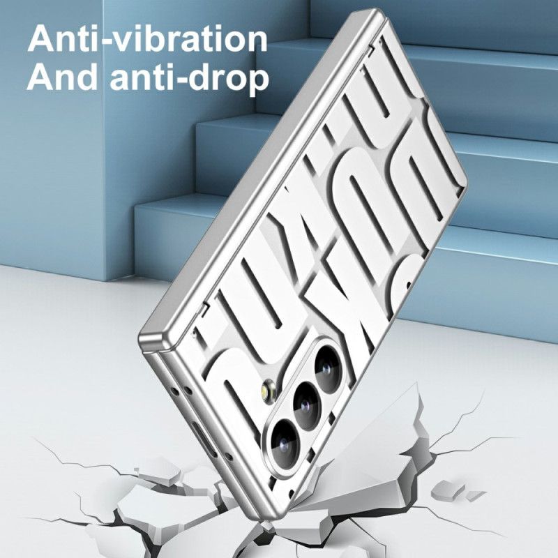 Kryt Samsung Galaxy Z Fold 7 Design S Písmeny A Ochrannou Fólií Z Tvrzeného Skla