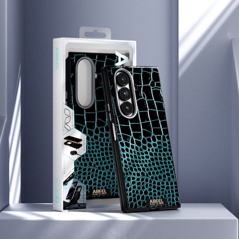 Kryt Samsung Galaxy Z Fold 7 Kompatibilní S Magsafe Krokodýlí Vzor Abeel