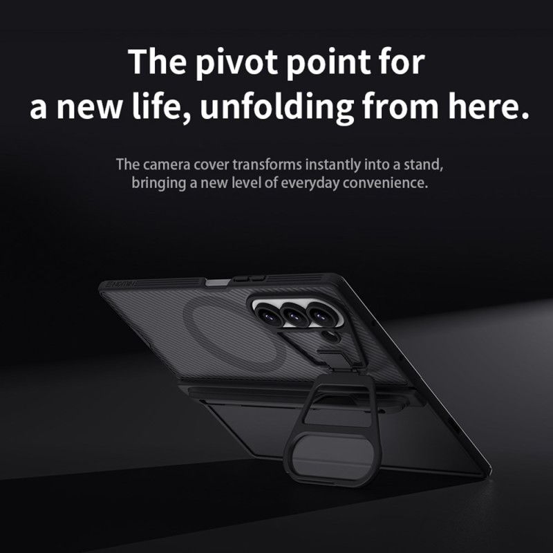 Kryt Samsung Galaxy Z Fold 7 Kryty Na Mobil Camshield Prop Magnetická Průsvitná Řada Nillkin