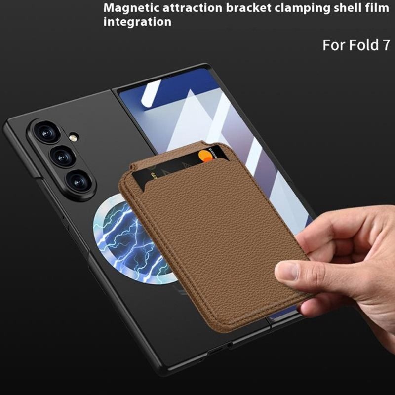 Kryt Samsung Galaxy Z Fold 7 Odnímatelný Držák Na Karty A Integrovaný Stojan