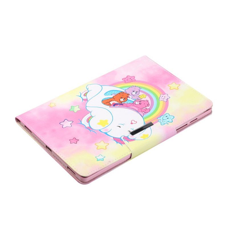 Kryt Z Umělé Kůže Flipové Pouzdro Samsung Galaxy Tab S7 Plus Magic Bears