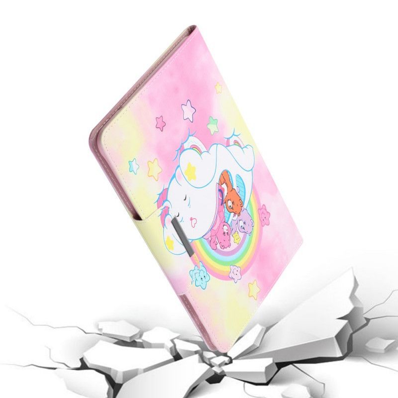 Kryt Z Umělé Kůže Flipové Pouzdro Samsung Galaxy Tab S7 Plus Magic Bears