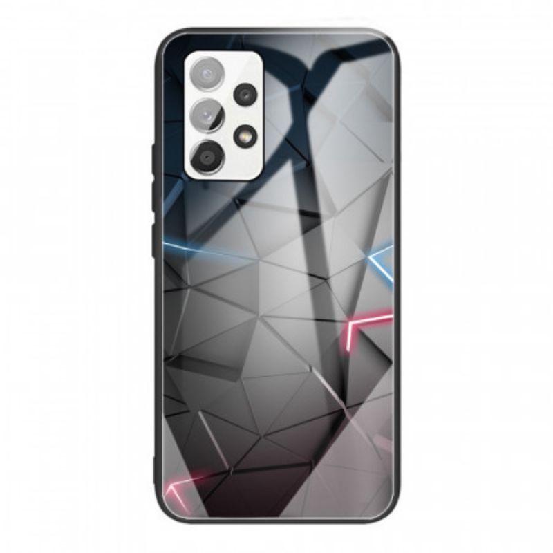 Kryty Na Mobil Na Samsung Galaxy A53 5G Geometrie Z Tvrzeného Skla